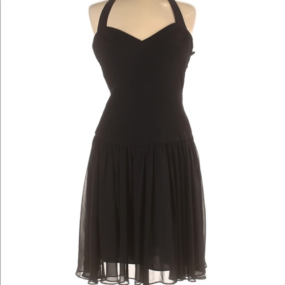Reiss black halter sleeveless dress - Picture 4 of 11